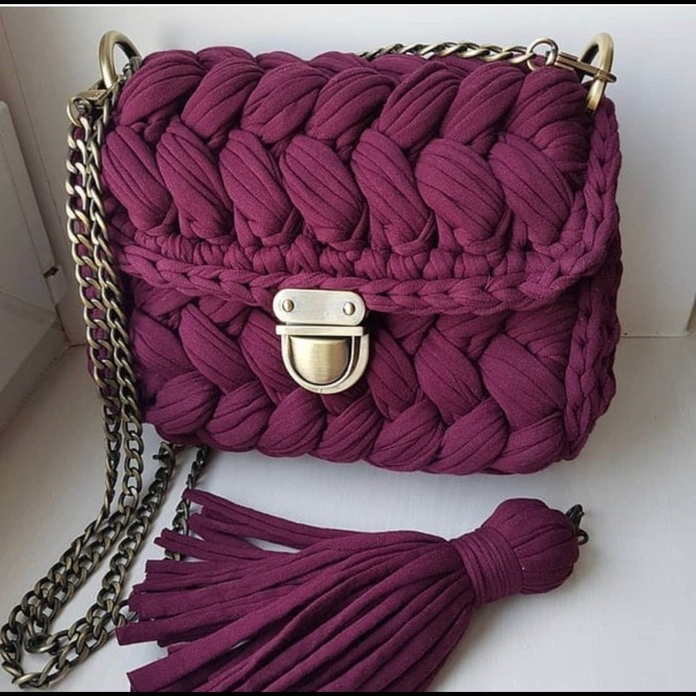 Handmade crochet bag